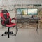 Flash Furniture Black Gaming Desk and Chair Set with Cup Holder BLN-X10D1904-RD-GG - alternate 1